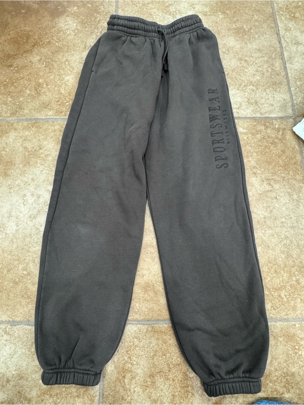 Nike Black Track Pants with 'SPORTSWEAR' Side Print